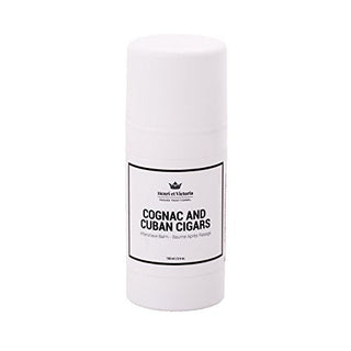 Henri Et Victoria After Shave Balm For Men Post Shave Balm - Cognac And Cuban Chic Cigars And Subtle Scent Made By Skilled Artisans Prevents And Cures Razor Burns 3, 4 Oz