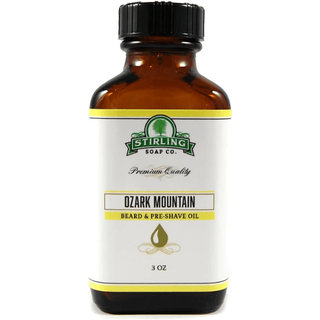 Stirling Soap Co. Ozark Mountain Beard & Preshave Oil 3 Oz