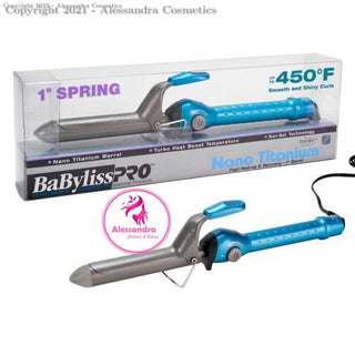 BaBylissPRO Nano Titanium 1" Spring Curling Iron