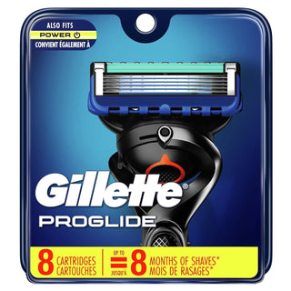 Gillette Fusion Proglide Manual Men's Razor Blade Refills 8 Ct