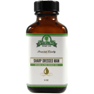 Stirling Soap Co. Sharp Dressed Man Beard & Preshave Oil 3 Oz