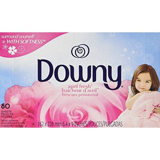 Downy Fabric Softener Dryer Sheets, April Fresh Scent