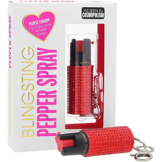 Blingsting Pepper Spray Keychain For Women – Fashionable & Powerful, Our 10% OC, No Gel Sprays Long Range And Is Specifically Designed For Women, Safe, Accessible, Easy To Use, No Accidents, And Refillable