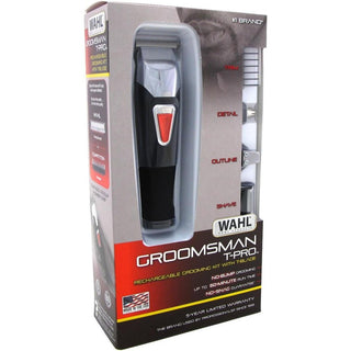 Wahl Groomsman Ethnic Rechargeable Pro Shavers Body Black, Gold