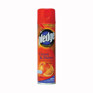 Pledge Furniture Polish, Orange Clean Scent, 9.7 Oz Aerosol Spray