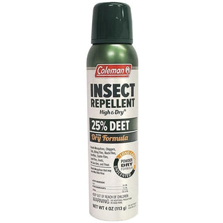 Coleman Ultra Dry Formula 25 DEET Insect Repellent Spray - 4 Oz