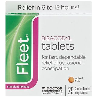 Fleet Stimulant Laxative, 5 Mg, Comfort Coated Tablets