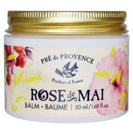 European Soaps Pre De Provence Balm To Alleviate & Help Heal Parched Skin To Soothe And Hydrate With Shea Butter, Sesame Seed Oil, Vitamin E & Botanical Rose Blend Fragrance (1.69 Fl Oz) - Rose De Mai