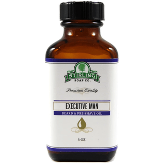 Stirling Soap Co. Executive Man Beard & Preshave Oil 3 Oz