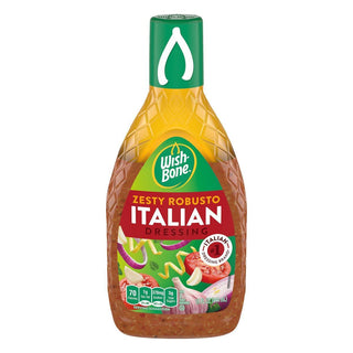 Wish-Bone Zesty Robusto Italian Salad Dressing 15 Fl Oz