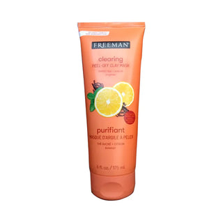Freeman Feeling Beautiful Clearing Peel-Off Clay Mask, Sweet Tea + Lemon, 6 Fl Oz