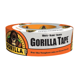 Gorilla Glue Duct Tape, White,1 7-8 In X 30 Yd,17 Mil 6025001