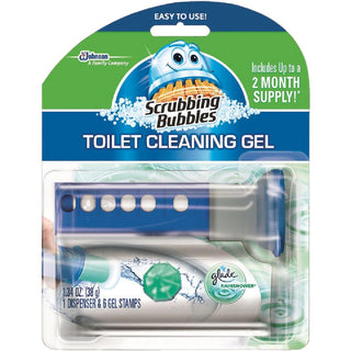 Scrubbing Bubbles Toilet Cleaning Gel, Glade Rainshower