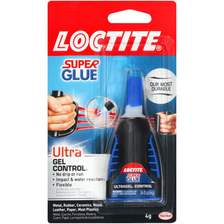Loctite Super Glue Ultra Gel Control, Clear 0.14 Fl Oz Bottle