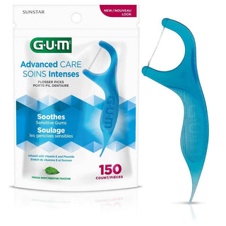 GUM Advanced Care Flossers Mint - 150ct