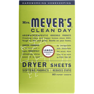 Mrs. Meyer's Clean Day Lemon Verbena Scent Dryer Sheets