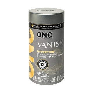 ONE Vanish Hyperthin Lubricated Latex Condoms