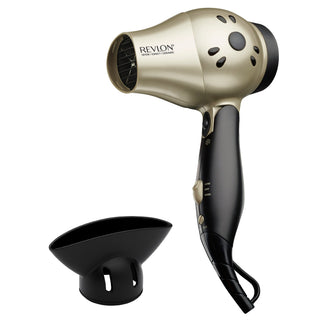 Revlon 1875 Watt Perfect Heat Fast Dry Compact Travel Hair Dryer, RVDR5005