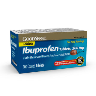 Good Sense Ibuprofen Pain Reliever Coated Tablets, 200 Mg