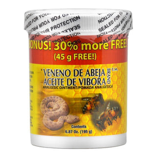 Menper Veneno De Abeja Aceti De Vibora 6.87oz w/Free Nail File