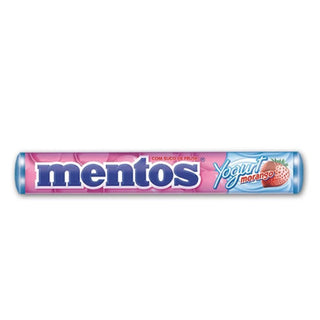 Mentos Bala Stick Morango Yogurt 38g
