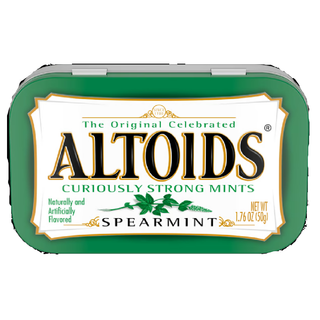 Altoids Spearmint Sugar Free Breath Mints, Single Pack, 1.76 Oz