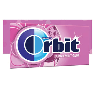 Orbit Gum Bubblemint Sugar Free Chewing Gum, Single Pack, 14 Piece