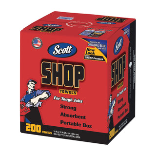 Scott Original Shop Towels - 1 Ply - 55 Sheets/Roll - Blue - Stro