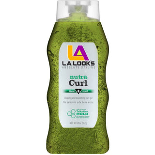 L.A. Looks Gel, Nutra Curl, Level 8 Hold 20 Oz