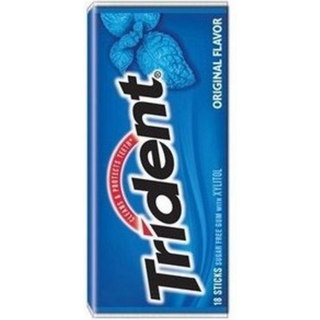 Trident Original Flavor Sugar Free Gum 14 Piece Pack