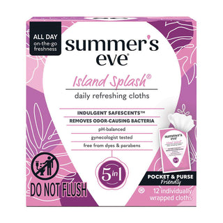 Summer's Eve Cleansing Cloths, Island Splash, For Sensitive Skin