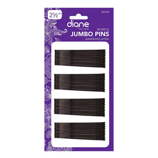 Diane 2-1/2" Jumbo Bobby Pins 40-Pack Black #458