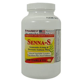 Pharbest Senna Plus Vegetable Laxative Stool Softener
