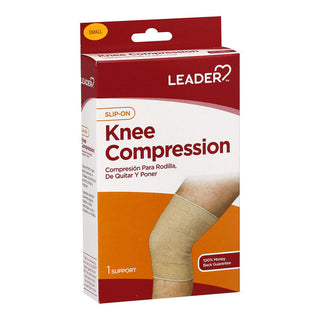 Leader Health Care Knee Compression, Slip-On, Small