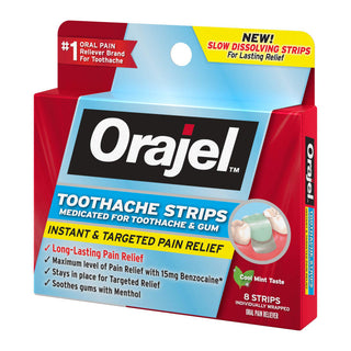 Orajel Toothache Strips, Cool Mint Taste