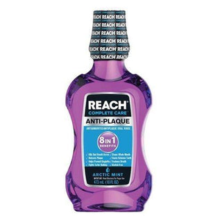 Reach Arctic Mint Complete Care Anti Plaque Mouth Wash, 16 Oz, 16 Oz