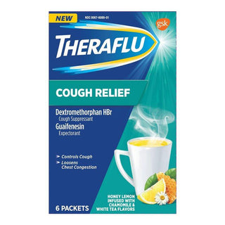 Theraflu Cough Relief, Honey Lemon Infused, Packets