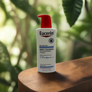 Eucerin Skin Calming Body Lotion, For Dry, Itchy Skin, 16.9 Fl. Oz. Bottle