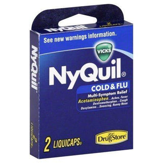 Lil Drug Store Nyquil Cold And Flu Nighttime Relief Liquicaps