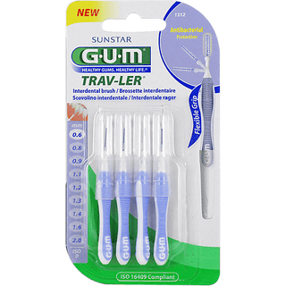 Gum Brossette Interdentaire Trav Ler 0,6mm 4 Unités