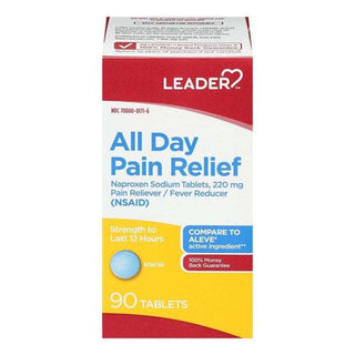 Leader Health Care All Day Pain Relief Tablets