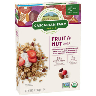 Cascadian Farm Organic Fruit And Nut Granola 13.5 Oz Box