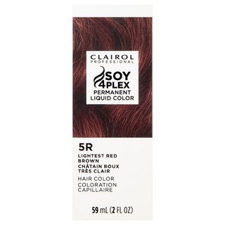 Clairol Professional Soy4plex Lightest Red Brown 5R/33R Liquicolor Permanent Hair Color, 2 Oz