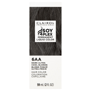 Clairol Professional Soy4Plex 6AA/32D Dark Ultra Cool Blonde LiquiColor Permanent Hair Color