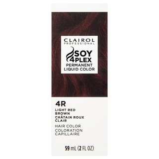 Clairol Professional Soy4Plex 4R/45R Light Red Brown LiquiColor Permanent Hair Color