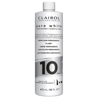 Clairol Professional Pure White Creme Developer 16 Oz / 473 Ml - 10 Volume