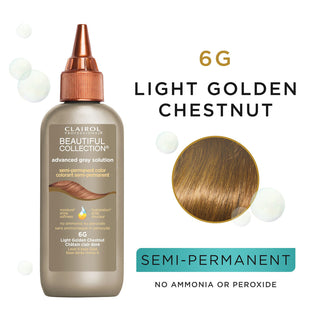 Clairol Professional Beautiful Collection Advanced Gray Solution 6G Light Golden Chestnut