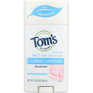 Tom's of Maine Deodorant, Long Lasting, Natural Powder 2.25 Oz