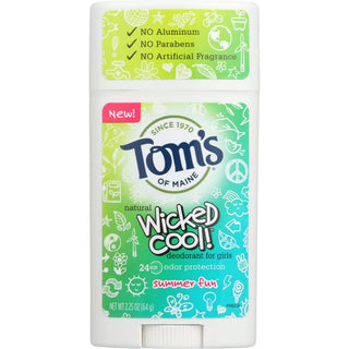 Tom's of Maine Wicked Cool! Deodorant For Girls Summer Fun