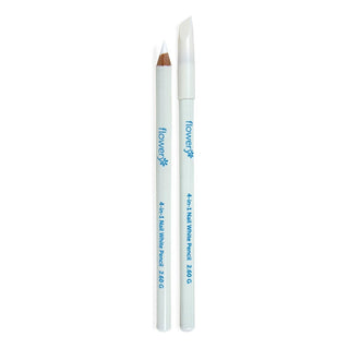 Flowery Nail White Pencil